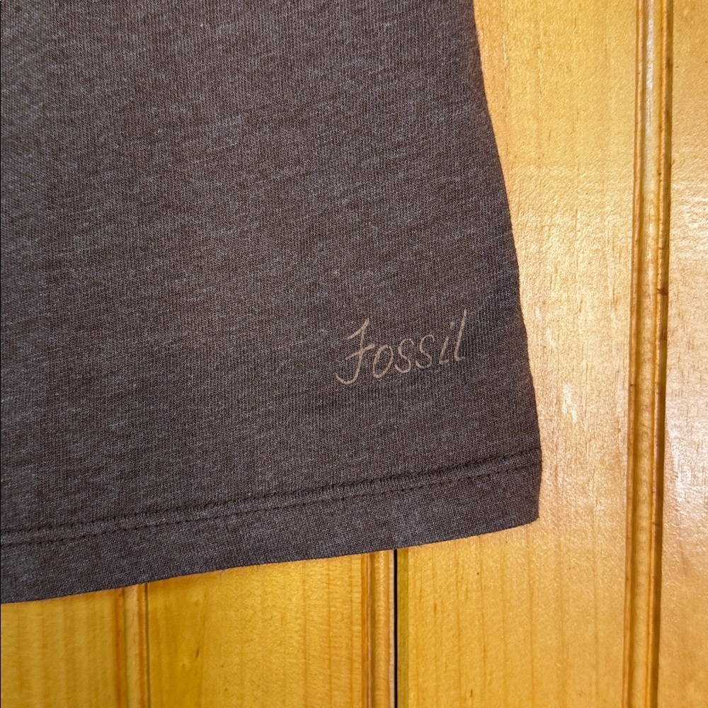 Fossil Brown Casual Tee - Picture 7 of 7